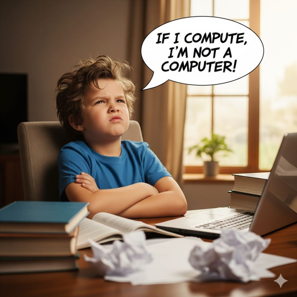 If I compute I'm not a computer 